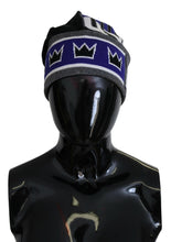 Load image into Gallery viewer, Dolce &amp; Gabbana Multicolor Wool Blend Beanie with Queen Logo
