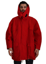 Load image into Gallery viewer, Dolce &amp; Gabbana Sleek Red Lightweight Windbreaker Jacket
