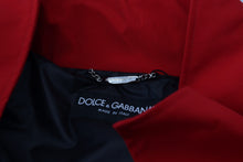 Load image into Gallery viewer, Dolce &amp; Gabbana Sleek Red Lightweight Windbreaker Jacket

