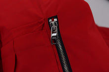 Load image into Gallery viewer, Dolce &amp; Gabbana Sleek Red Lightweight Windbreaker Jacket
