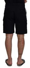 Load image into Gallery viewer, Dolce &amp; Gabbana Black Bermuda Cargo Casual Shorts
