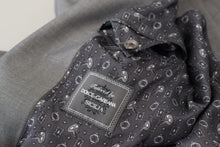 Load image into Gallery viewer, Dolce &amp; Gabbana Gray Wool Silk Slim Fit Jacket Blazer
