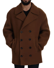 Load image into Gallery viewer, Dolce &amp; Gabbana Elegant Double Breasted Brown Jacket
