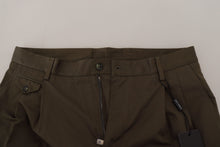 Load image into Gallery viewer, Dolce &amp; Gabbana Elegant Green Cotton Chino Shorts
