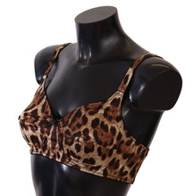 Load image into Gallery viewer, Dolce &amp; Gabbana Brown Leopard Women Bra Underwear
