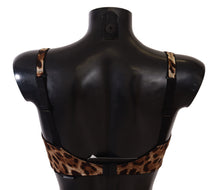 Load image into Gallery viewer, Dolce &amp; Gabbana Brown Leopard Women Bra Underwear
