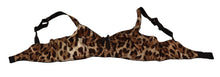 Load image into Gallery viewer, Dolce &amp; Gabbana Brown Leopard Women Bra Underwear
