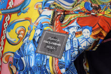 Load image into Gallery viewer, Dolce &amp; Gabbana Multicolor Dragon Print Silk Slim Fit Blazer
