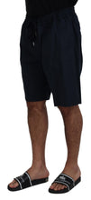 Load image into Gallery viewer, Dolce &amp; Gabbana Blue Bermuda Mid Waist Casual Shorts
