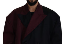 Load image into Gallery viewer, Dolce &amp; Gabbana Elegant Bordeaux Double-Breasted Jacket
