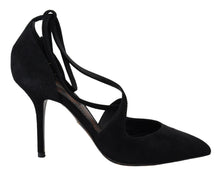 Load image into Gallery viewer, Dolce &amp; Gabbana Elegant Ankle Strap Suede Heels
