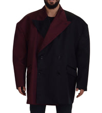 Load image into Gallery viewer, Dolce &amp; Gabbana Elegant Bordeaux Double-Breasted Jacket
