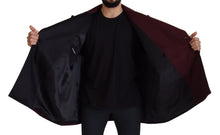 Load image into Gallery viewer, Dolce &amp; Gabbana Elegant Bordeaux Double-Breasted Jacket
