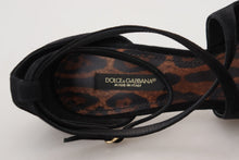 Load image into Gallery viewer, Dolce &amp; Gabbana Elegant Ankle Strap Suede Heels
