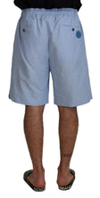 Load image into Gallery viewer, Dolce &amp; Gabbana Light Blue Bermuda Mid Waist Casual Shorts
