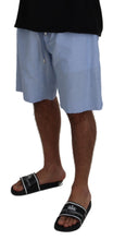 Load image into Gallery viewer, Dolce &amp; Gabbana Light Blue Bermuda Mid Waist Casual Shorts
