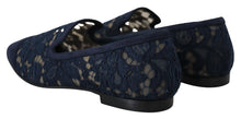 Load image into Gallery viewer, Dolce &amp; Gabbana Elegant Blue Loafers Flats - Summer Chic
