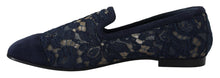 Load image into Gallery viewer, Dolce &amp; Gabbana Elegant Blue Loafers Flats - Summer Chic
