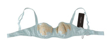 Load image into Gallery viewer, Dolce &amp; Gabbana Light Blue Semi Pad Balconette Bra Underwear
