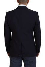 Load image into Gallery viewer, Dolce &amp; Gabbana Elegant Navy Wool Blend Martini Blazer
