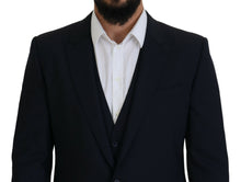 Load image into Gallery viewer, Dolce &amp; Gabbana Elegant Navy Wool Blend Martini Blazer
