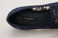 Load image into Gallery viewer, Dolce &amp; Gabbana Elegant Blue Loafers Flats - Summer Chic
