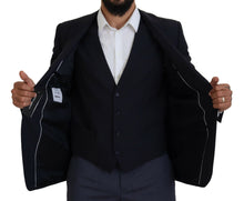 Load image into Gallery viewer, Dolce &amp; Gabbana Elegant Navy Wool Blend Martini Blazer
