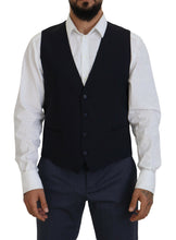 Load image into Gallery viewer, Dolce &amp; Gabbana Elegant Navy Wool Blend Martini Blazer
