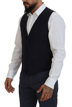 Load image into Gallery viewer, Dolce &amp; Gabbana Elegant Navy Wool Blend Martini Blazer
