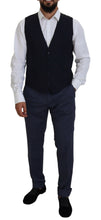 Load image into Gallery viewer, Dolce &amp; Gabbana Elegant Navy Wool Blend Martini Blazer
