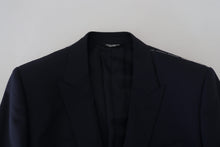 Load image into Gallery viewer, Dolce &amp; Gabbana Elegant Navy Wool Blend Martini Blazer
