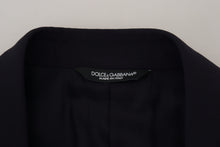 Load image into Gallery viewer, Dolce &amp; Gabbana Elegant Navy Wool Blend Martini Blazer
