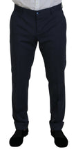 Load image into Gallery viewer, Dolce &amp; Gabbana Blue Wool MARTINI 2 Piece Slim Fit Suit
