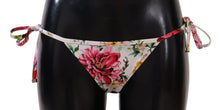 Load image into Gallery viewer, Dolce &amp; Gabbana Chic Floral Print Bikini Bottom with Drawstrings
