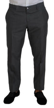 Load image into Gallery viewer, Dolce &amp; Gabbana Sleek Silver Martini Slim Fit Three-Piece Suit
