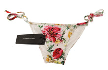 Load image into Gallery viewer, Dolce &amp; Gabbana Chic Floral Print Bikini Bottom with Drawstrings
