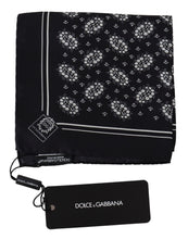 Load image into Gallery viewer, Dolce &amp; Gabbana Elegant Silk Patterned Pocket Square
