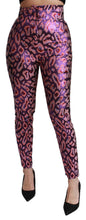 Load image into Gallery viewer, Dolce &amp; Gabbana Multicolor Patterned Cropped High Waist Pants
