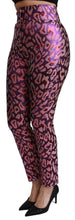 Load image into Gallery viewer, Dolce &amp; Gabbana Multicolor Patterned Cropped High Waist Pants
