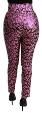 Load image into Gallery viewer, Dolce &amp; Gabbana Multicolor Patterned Cropped High Waist Pants
