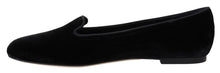 Load image into Gallery viewer, Dolce &amp; Gabbana Elegant Black Silk-Blend Loafers
