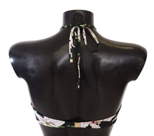 Load image into Gallery viewer, Dolce &amp; Gabbana Exquisite Floral Print Bikini Top
