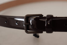 Load image into Gallery viewer, Dolce &amp; Gabbana Elegant Black Leather Logo Buckle Belt
