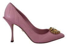 Load image into Gallery viewer, Dolce &amp; Gabbana Devotion Leather Heels in Pink
