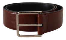 Load image into Gallery viewer, Dolce &amp; Gabbana Elegant Leather Belt with Engraved Buckle
