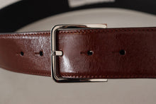 Load image into Gallery viewer, Dolce &amp; Gabbana Elegant Leather Belt with Engraved Buckle
