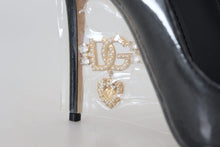 Load image into Gallery viewer, Dolce &amp; Gabbana Elegant Black Gold Detail Heels Pumps
