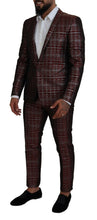 Load image into Gallery viewer, Dolce &amp; Gabbana Bordeaux Fantasy Slim Fit Two-Piece Suit
