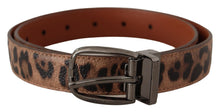 Load image into Gallery viewer, Dolce &amp; Gabbana Elegant Engraved Leather Belt - Timeless Style
