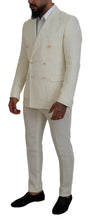 Load image into Gallery viewer, Dolce &amp; Gabbana Elegant Off White Silk-Blend Suit
